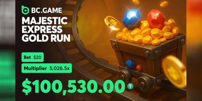 ผู้เล่น BC.Game ทำให้เดิมพัน $20 กลายเป็นรางวัลเกิน $100,000