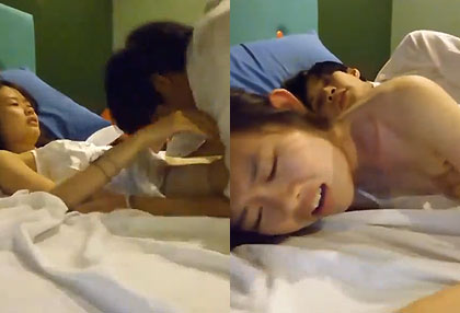 ห้องเชือด น้องโดนแฟนชวนมาเย็ด อายๆ แต่โดนควยเสียบหีเข้าไป ร่านเลย