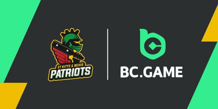 BC.GAME เป็นผู้สปอนเซอร์อย่างเป็นทางการสำหรับ CPL Champions St. Kitts & Nevis Patriots