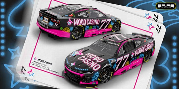 Modo Casino เข้าพันธมือกับ Spire Motorsports และสปอนเซอร์ทีม Hocevar’s No. 77