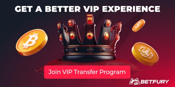 BetFury ขยายแคมเปญการโอน VIP เพื่อดึงดูดผู้เล่นมากขึ้น