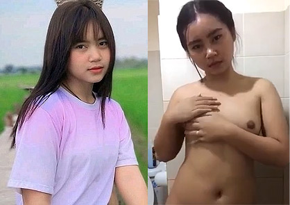 น้องทางบ้าน แก้ผ้า เต้นยั่ว ร่อนเสียว ในห้องน้ำ ทรงนี้อยากควยจัด